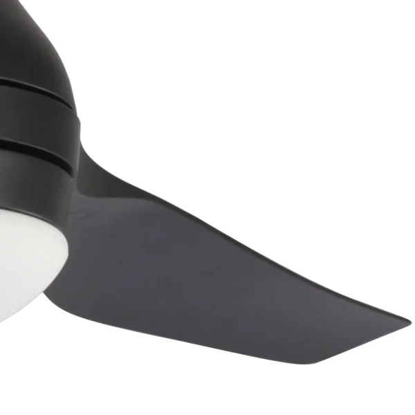 NERO 18W LED WESLEY VENTILATORE A SOFFITTO