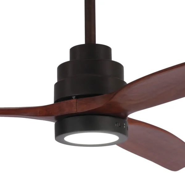 VENTILATORE A SOFFITTO LED KALEO 15W 4000K CAFFÈ