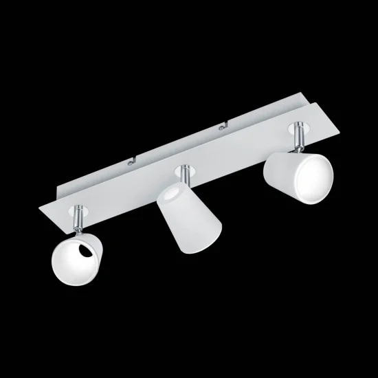 RIFLETTORI 3 LUCI CLEON BIANCHE 6W 3000K 2