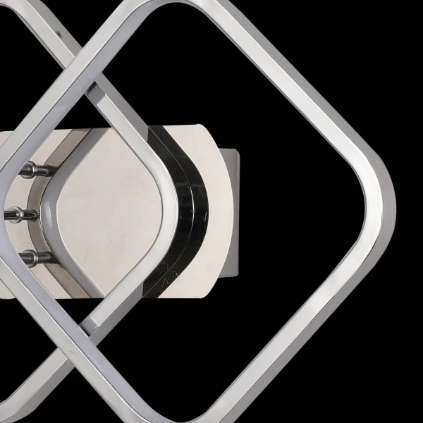 LAMPADA DA PARETE LED MELCHOR 24W 4000K CROMO