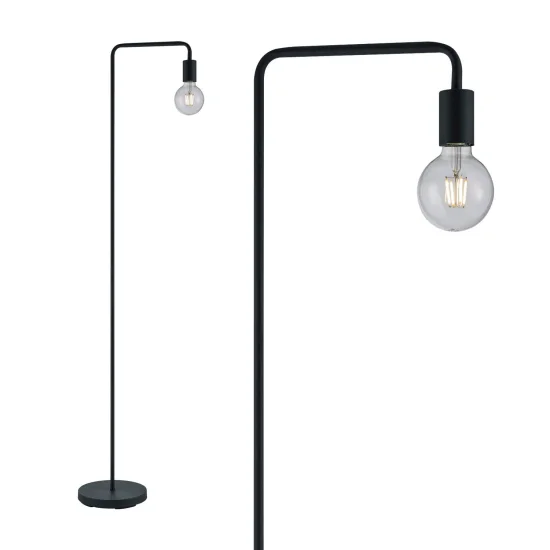 LAMPADA DA TERRA IN PIETRA NERA GLADSTONE 2