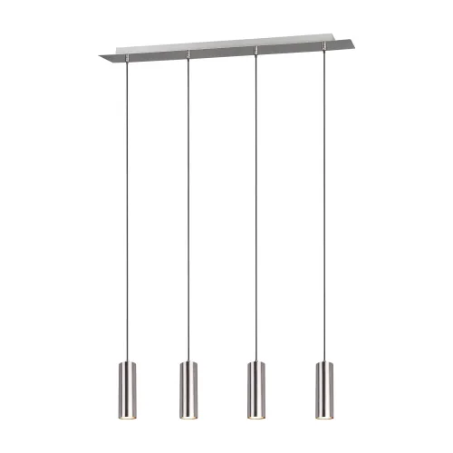 LAMPADA A SOFFITTO INNESTO 4 LUCI OPACO NICHEL