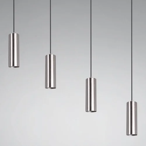 LAMPADA A SOFFITTO INNESTO 4 LUCI OPACO NICHEL