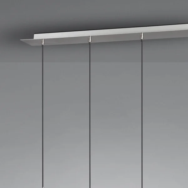 LAMPADA A SOFFITTO INNESTO 4 LUCI OPACO NICHEL
