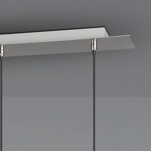 LAMPADA A SOFFITTO INNESTO 4 LUCI OPACO NICHEL