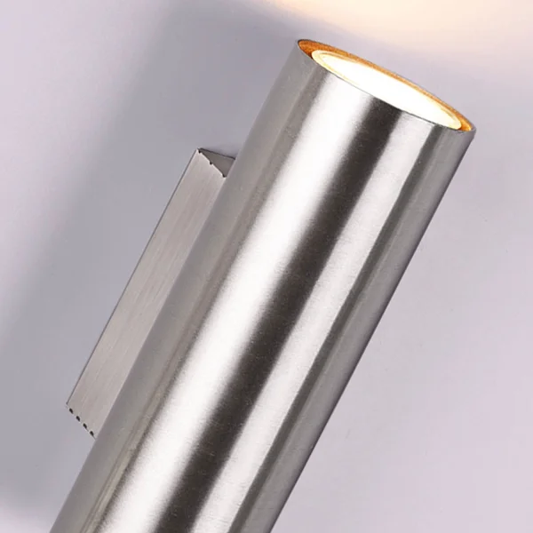 LAMPADA DA PARETE INNESTO DI NICHEL OPACO