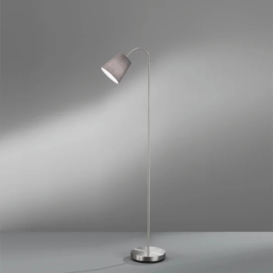 LAMPADA DA PAVIMENTO DOPPIA GRIGIA 2