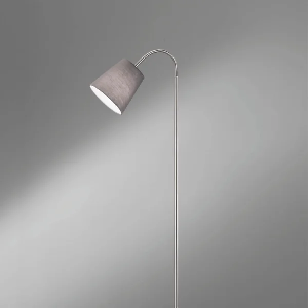 LAMPADA DA PAVIMENTO DOPPIA GRIGIA