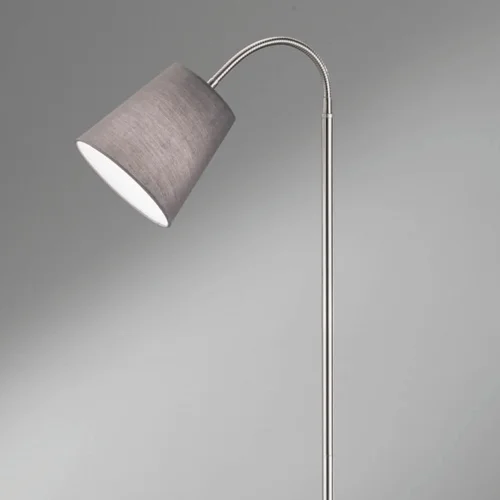 LAMPADA DA PAVIMENTO DOPPIA GRIGIA