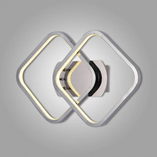 LAMPADA DA PARETE LED MELCHOR 24W 4000K CROMO 2