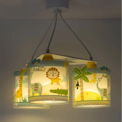 LAMPADA A SOFFITTO LA MIA PICCOLA GIUNGLA 3 LUCI LAMPADA A SOFFITTO LA MIA PICCOLA GIUNGLA 3 LUCI