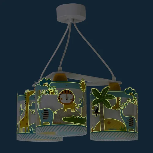 LAMPADA A SOFFITTO LA MIA PICCOLA GIUNGLA 3 LUCI