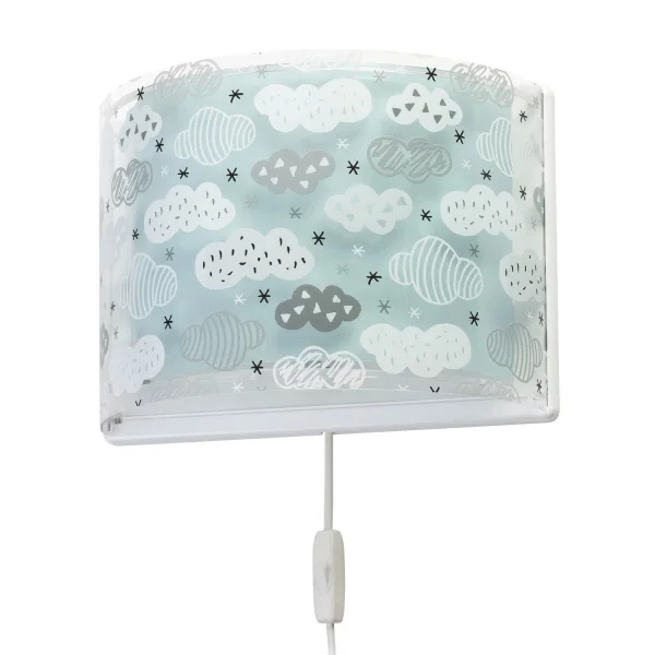 LAMPADA DA PARETE NUVOLE VERDI