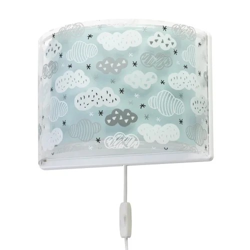 LAMPADA DA PARETE NUVOLE VERDI