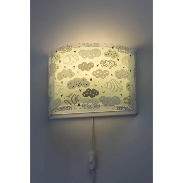 LAMPADA DA PARETE NUVOLE VERDI
