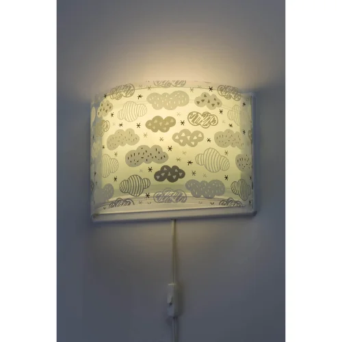 LAMPADA DA PARETE NUVOLE VERDI