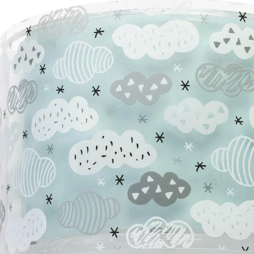 LAMPADA DA PARETE NUVOLE VERDI