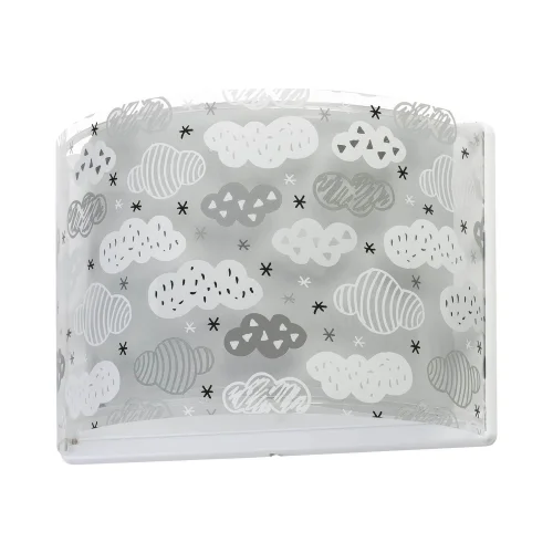 NUVOLE DI LAMPADA DA PARETE GRIGIO