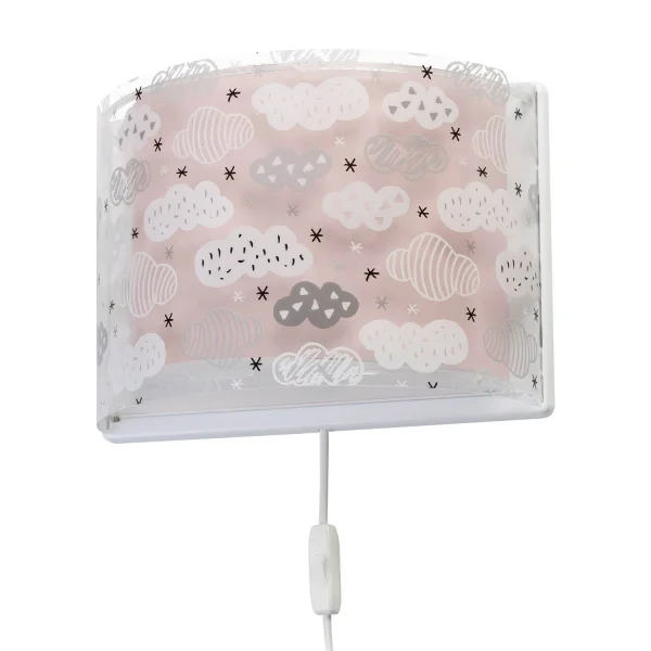 LAMPADA DA PARETE NUVOLE ROSA