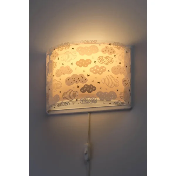 LAMPADA DA PARETE NUVOLE ROSA