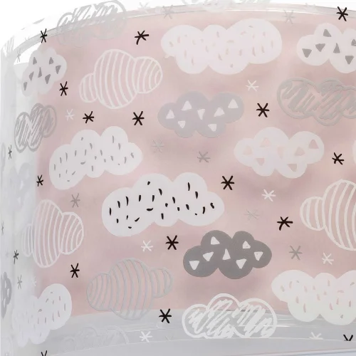 LAMPADA DA PARETE NUVOLE ROSA