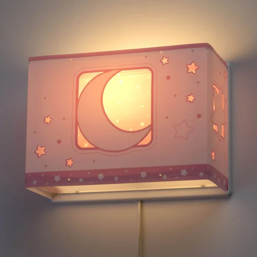 LAMPADA DA PARETE LUNA ROSA