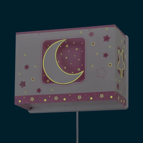 LAMPADA DA PARETE LUNA ROSA LAMPADA DA PARETE LUNA ROSA