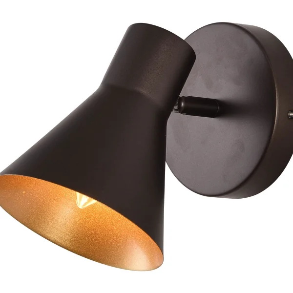 RIFLETTORI DECORATIVI CLARENCE MARRONE