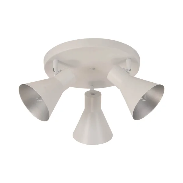 SOFFITTO DECORATIVO 3 LUCI BIANCHE CLARENCE
