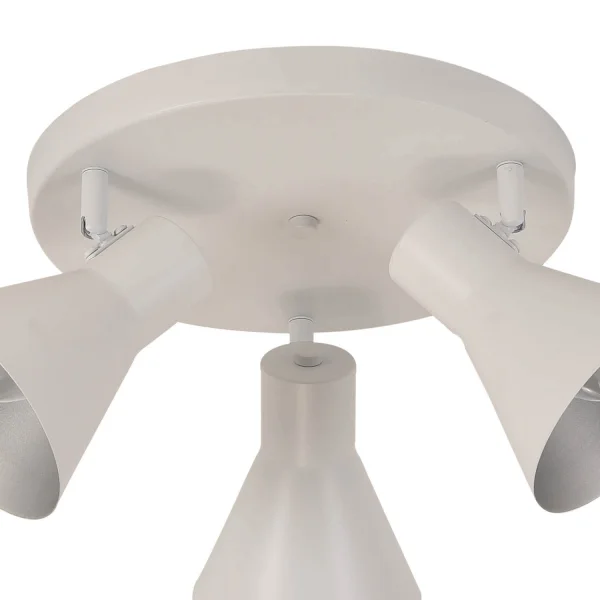 SOFFITTO DECORATIVO 3 LUCI BIANCHE CLARENCE