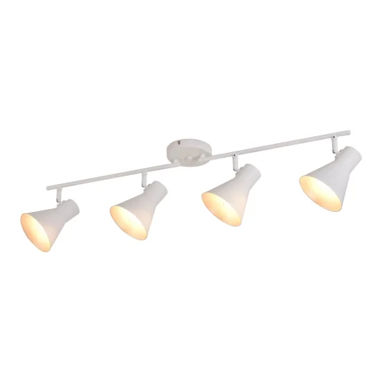 STRISCIA DECORATIVA 4 LUCI BIANCHE CLARENCE