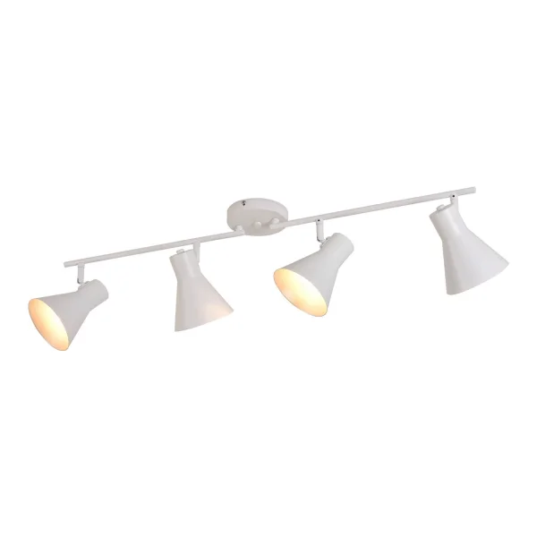 STRISCIA DECORATIVA 4 LUCI BIANCHE CLARENCE