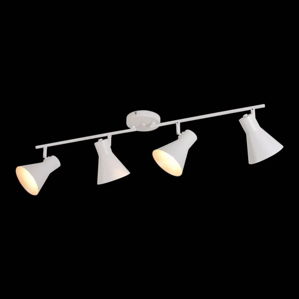 STRISCIA DECORATIVA 4 LUCI BIANCHE CLARENCE