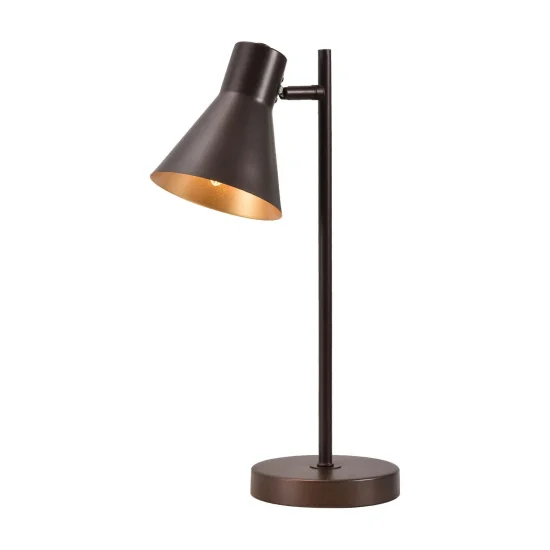 LAMPADA DA TAVOLO DECORATIVA MARRONE CLARENCE