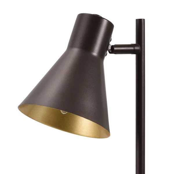 LAMPADA DA TAVOLO DECORATIVA MARRONE CLARENCE
