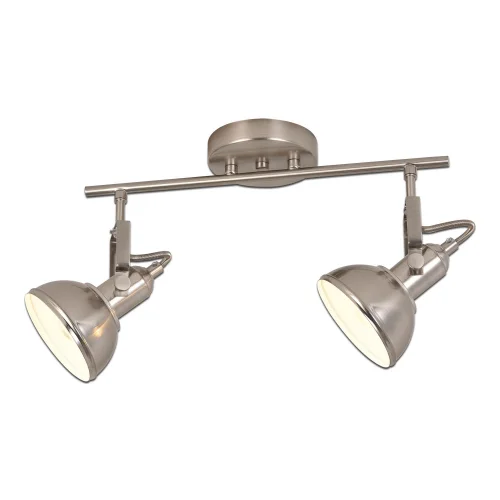 STRISCIA DECORATIVA 2 LUCI MURRAY IN NICHEL