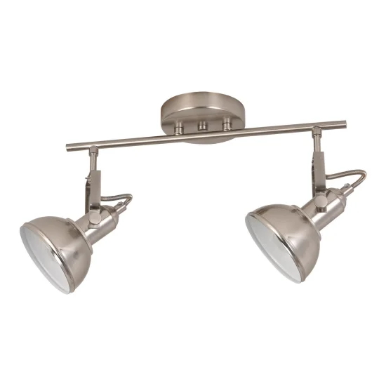 STRISCIA DECORATIVA 2 LUCI MURRAY IN NICHEL 2