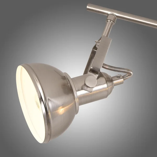 STRISCIA DECORATIVA 2 LUCI MURRAY IN NICHEL