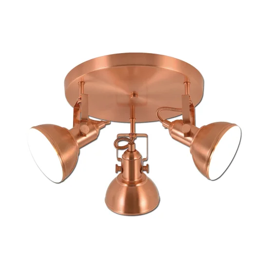 SOFFITTO DECORATIVO 3 LUCI MURRAY RAME