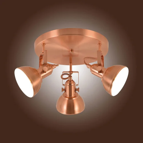 SOFFITTO DECORATIVO 3 LUCI MURRAY RAME