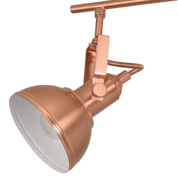 STRISCIA DECORATIVA 4 LUCI MURRAY RAME