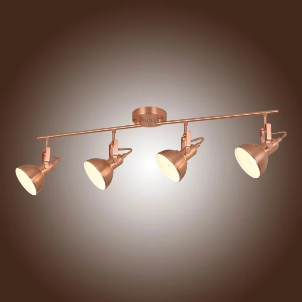 STRISCIA DECORATIVA 4 LUCI MURRAY RAME