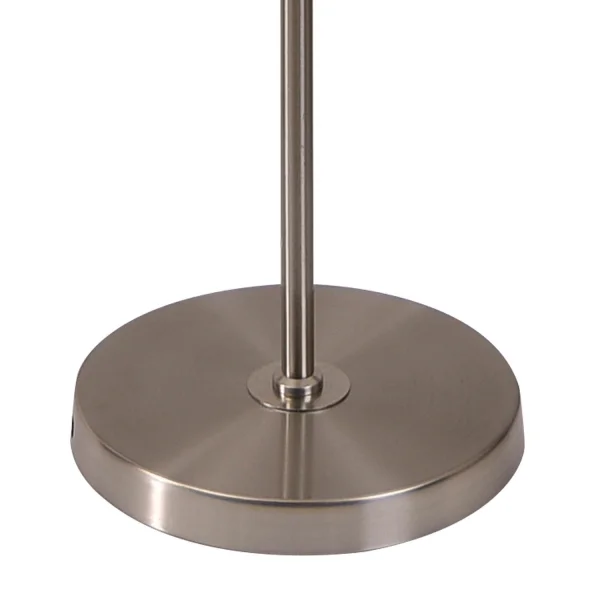 LAMPADA DA TERRA DECORATIVA 2 LUCI MURRAY IN NICHEL