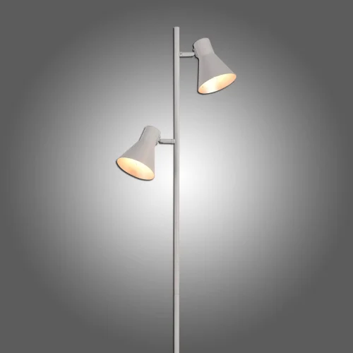 LAMPADA DA TERRA DECORATIVA 2 LUCI BIANCHE CLARENCE
