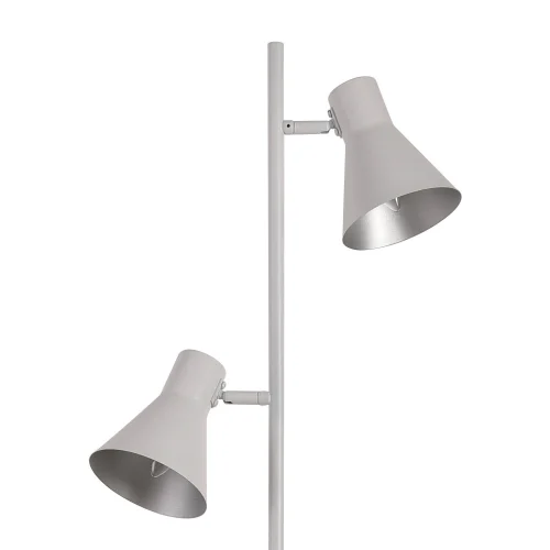 LAMPADA DA TERRA DECORATIVA 2 LUCI BIANCHE CLARENCE