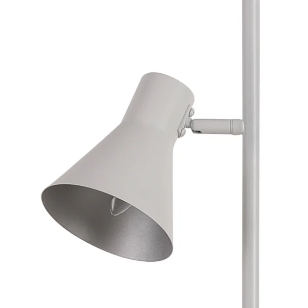 LAMPADA DA TERRA DECORATIVA 2 LUCI BIANCHE CLARENCE