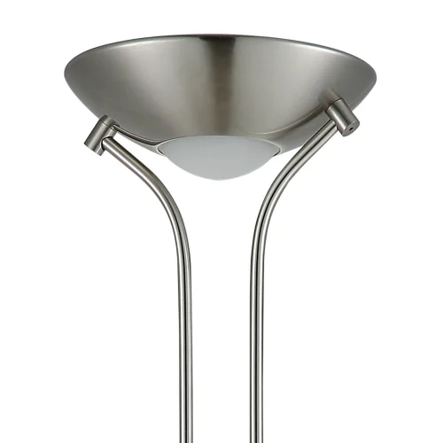 LAMPADARIO DA TERRA LED AYMERICK 19W+5W 3000K USB NICKEL