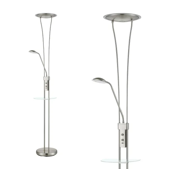 LAMPADA IN PIEDI A LED ARTEMIDE 18W-5W 3000K USB NICHEL 2