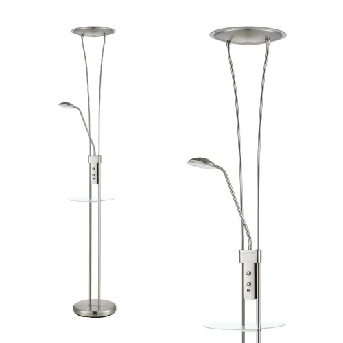 LAMPADA IN PIEDI A LED ARTEMIDE 18W-5W 3000K USB NICHEL