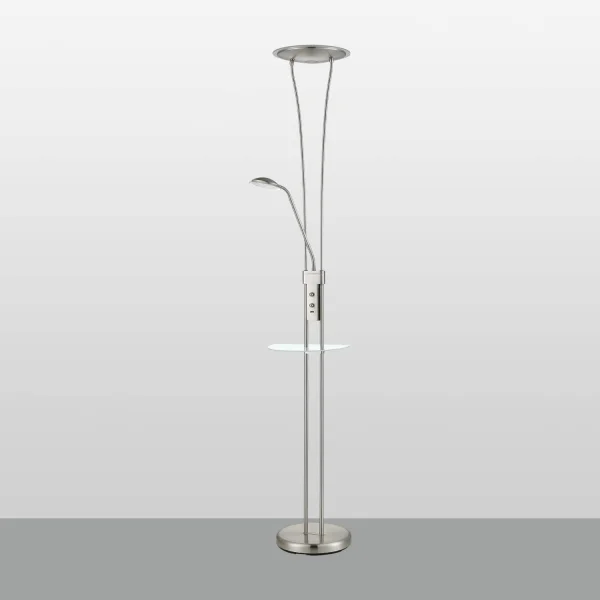 LAMPADA IN PIEDI A LED ARTEMIDE 18W-5W 3000K USB NICHEL
